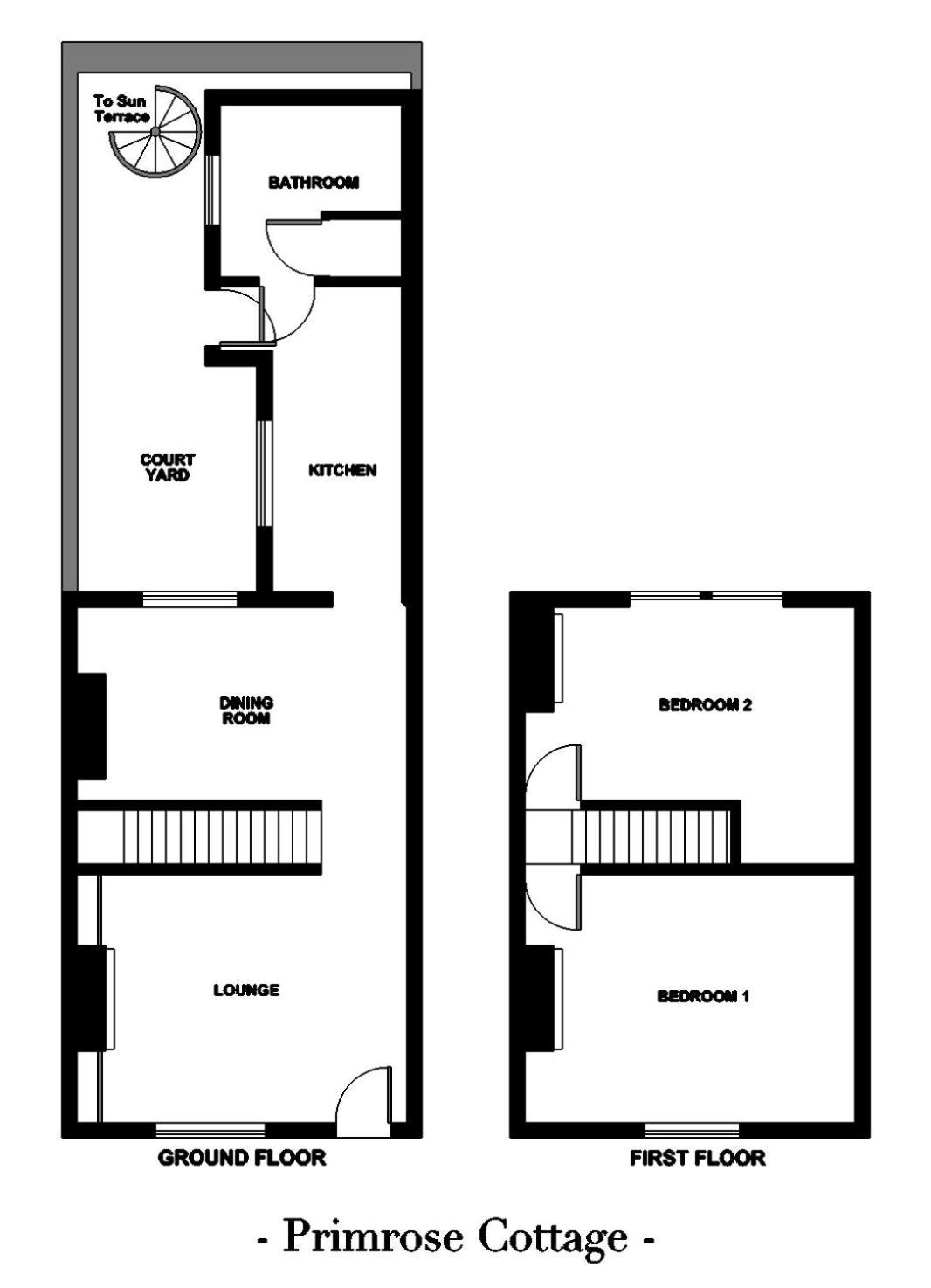 Primrose Cottage - With Private Courtyard & Sun Terrace In Central באת' מראה חיצוני תמונה